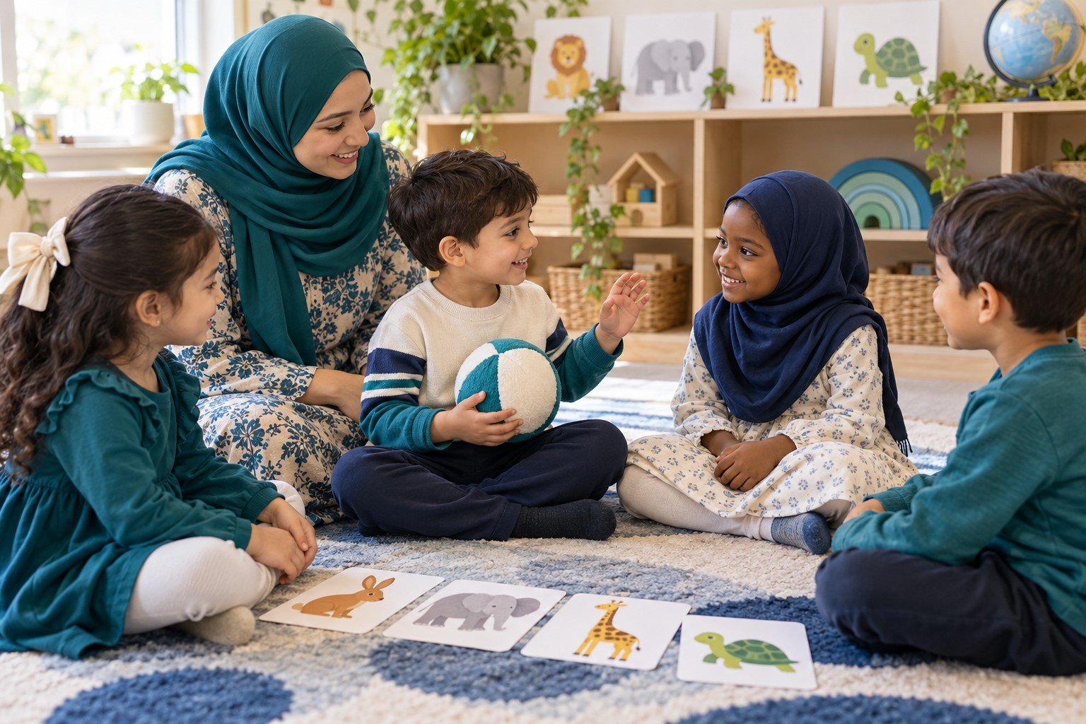 Salaam circle with listening friends